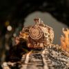 Kép 4/7 - Locomotive -  Mechanikus Vonat -  Modern 3D fa Puzzle