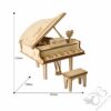 Kép 4/5 - Zongora - Modern 3D fa Puzzle