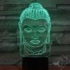 Kép 1/7 - Buddha Fej LED lámpa
