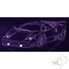 Kép 3/11 - Lamborghini Countach LED lámpa