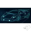 Kép 5/11 - Lamborghini Countach LED lámpa