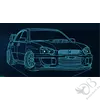 Kép 5/11 - Subaru Impreza STI LED lámpa