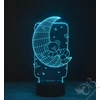 Kép 1/9 - Maci a holdon LED lámpa