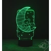 Kép 2/9 - Maci a holdon LED lámpa