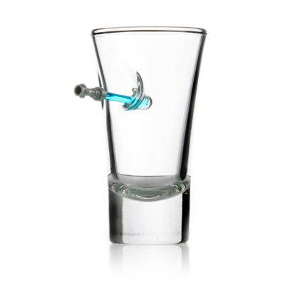 Glass with Lightsaber -  Feles pohár fénykarddal - Rövid italoknak - G-Shot