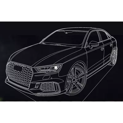 Audi 2018 RS3 LED lámpa