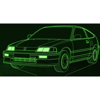 Honda Civic CRX2 1988 LED lámpa