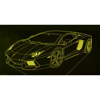 Lamborghini Aventador LED lámpa