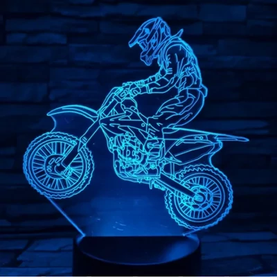 Motocross LED lámpa