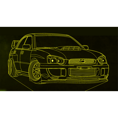 Subaru Impreza STI LED lámpa