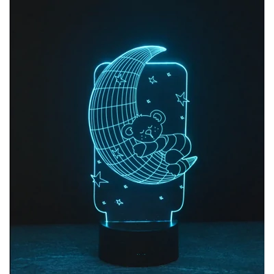 Maci a holdon LED lámpa
