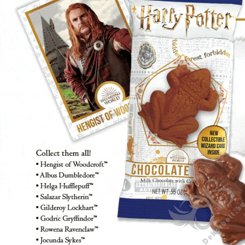 Harry Potter - Béka formájú csokoládé varázs kártyával
