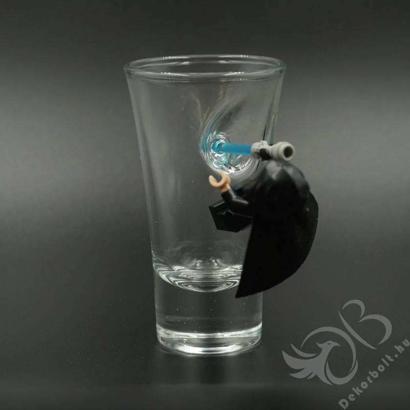 Glass with Lightsaber -  Feles pohár fénykarddal - Rövid italoknak - G-Shot