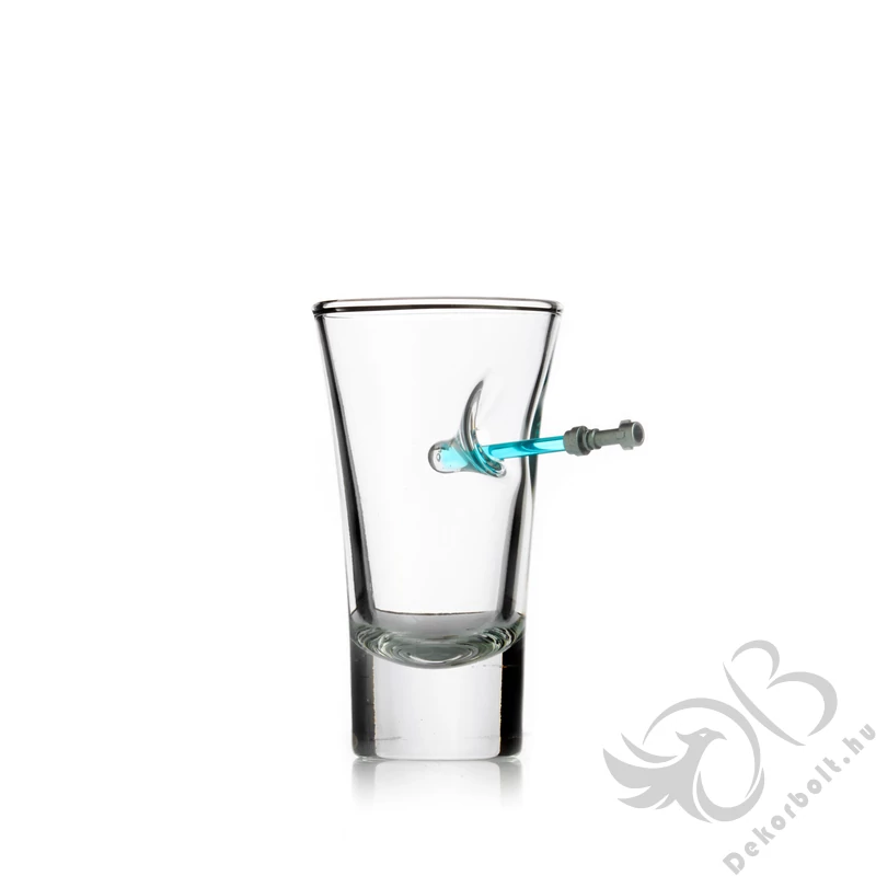 Glass with Lightsaber -  Feles pohár fénykarddal - Rövid italoknak - G-Shot