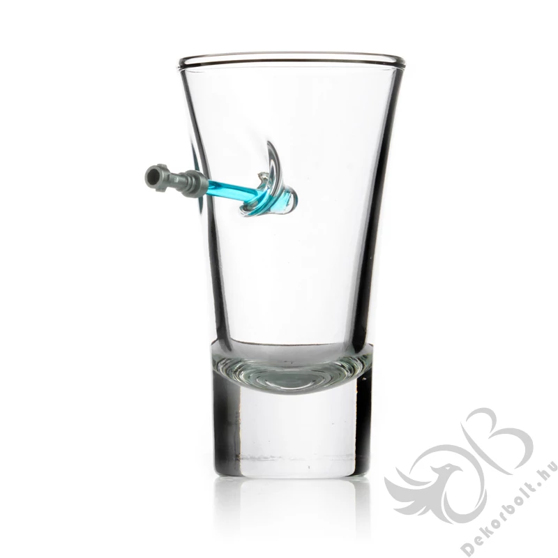 Glass with Lightsaber -  Feles pohár fénykarddal - Rövid italoknak - G-Shot