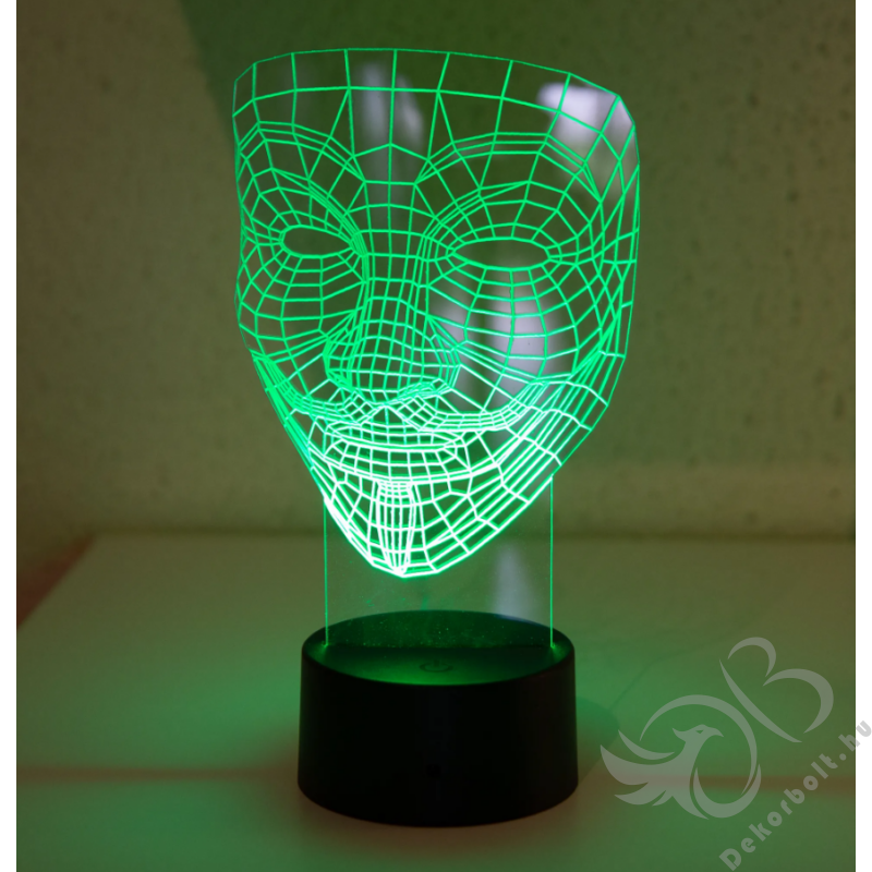 Anonymous LED lámpa