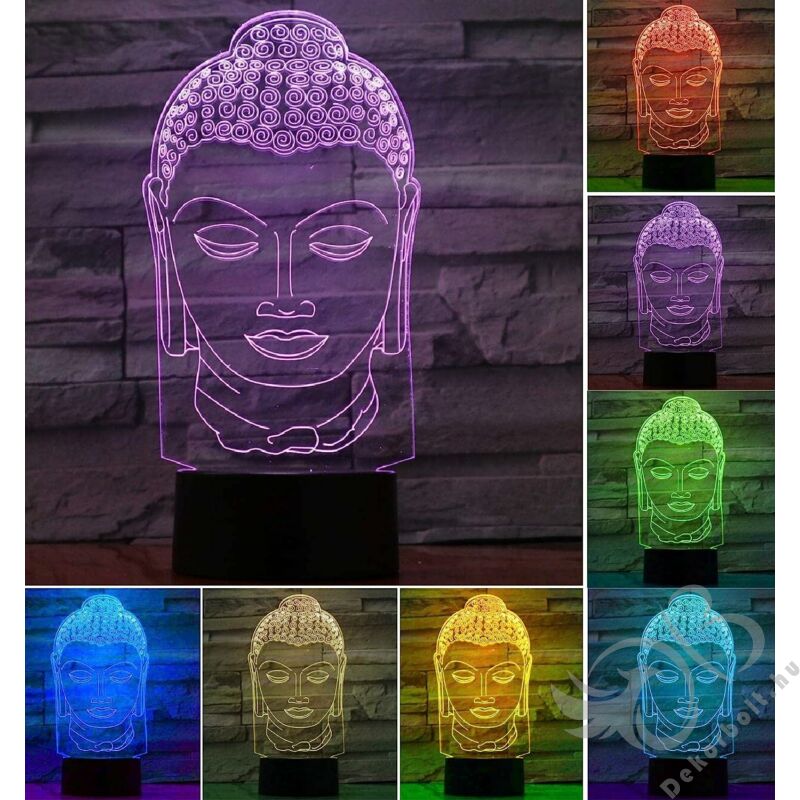 Buddha Fej LED lámpa