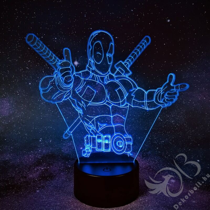 Deadpool LED lámpa