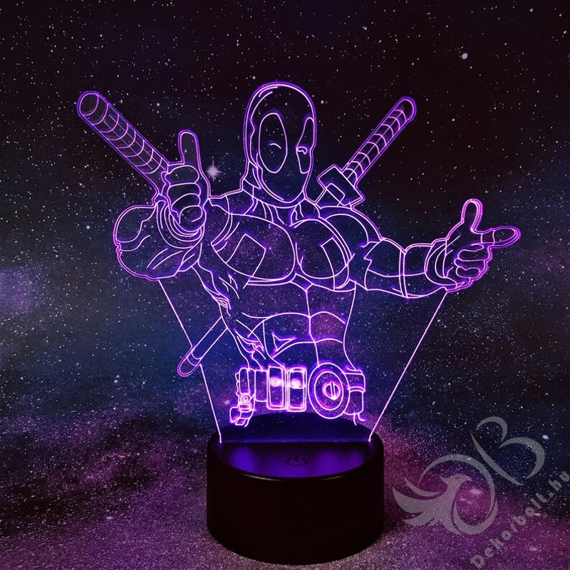 Deadpool LED lámpa