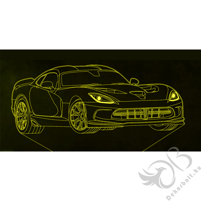 Dodge Viper LED lámpa