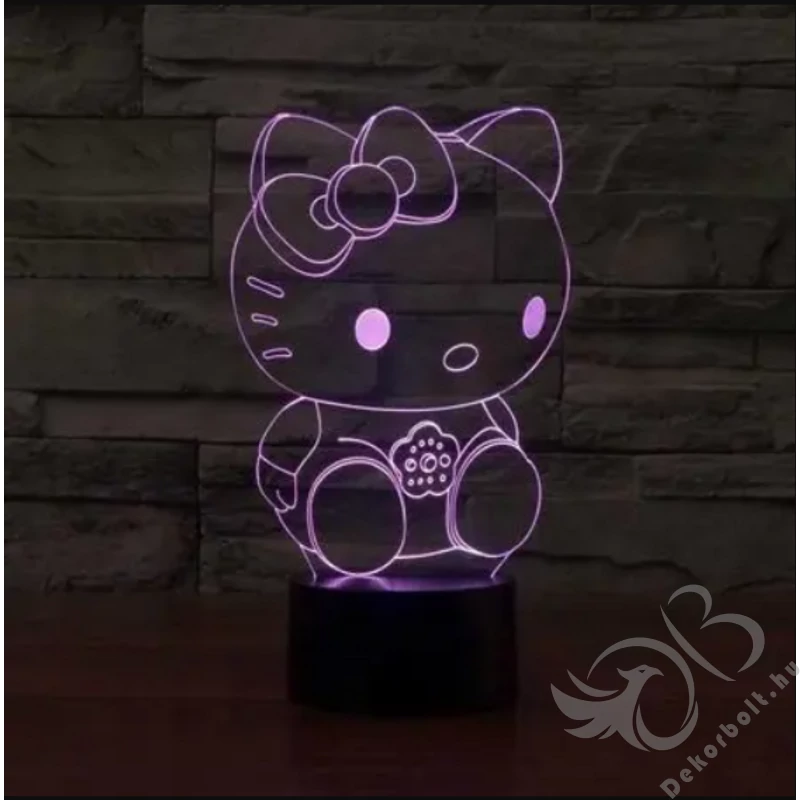Hello Kitty Figura LED lámpa
