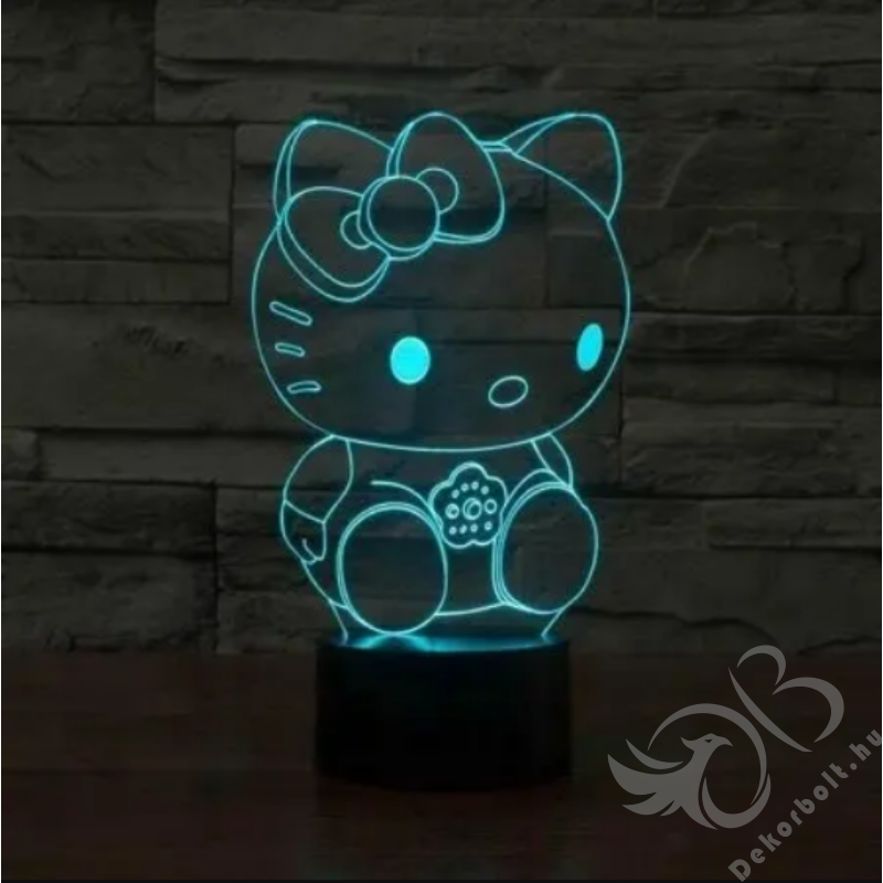 Hello Kitty Figura LED lámpa
