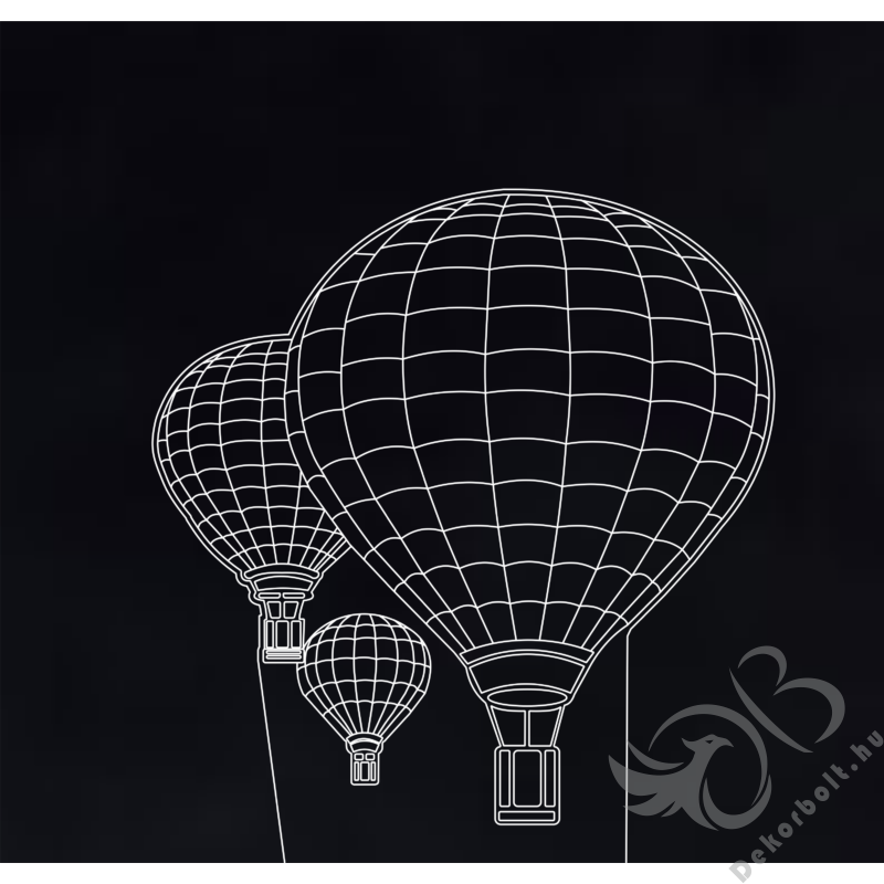 Hőlégballon Led lámpa
