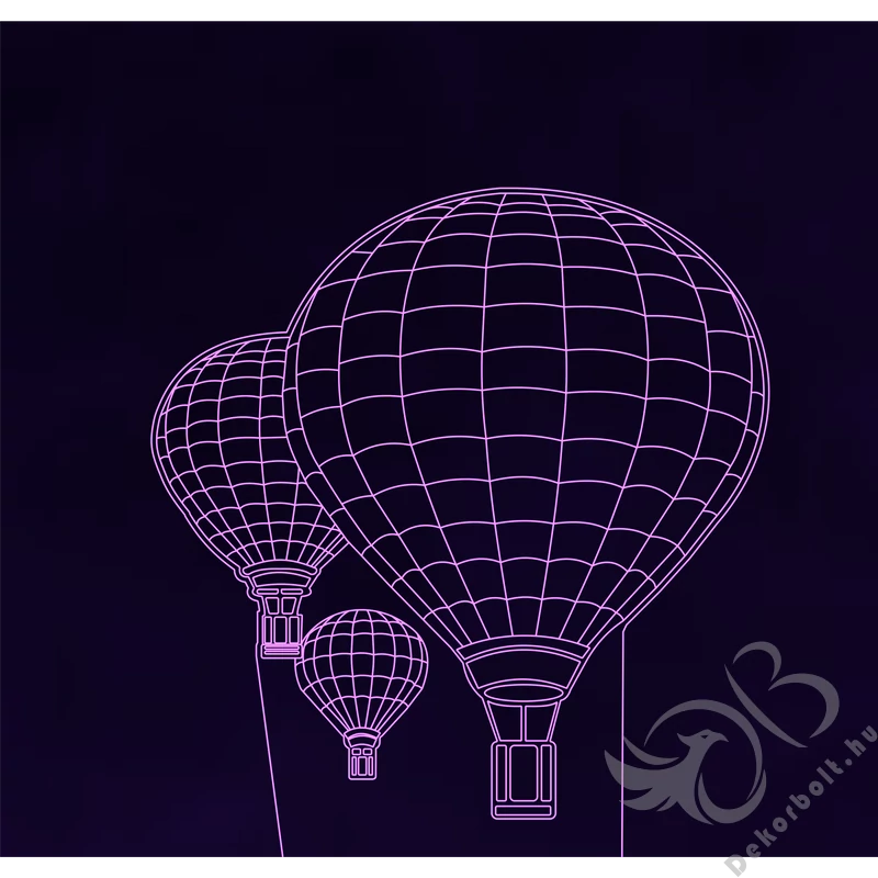 Hőlégballon Led lámpa