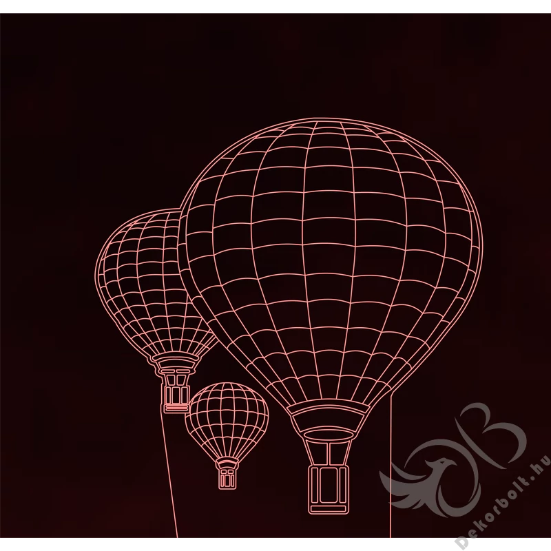Hőlégballon Led lámpa