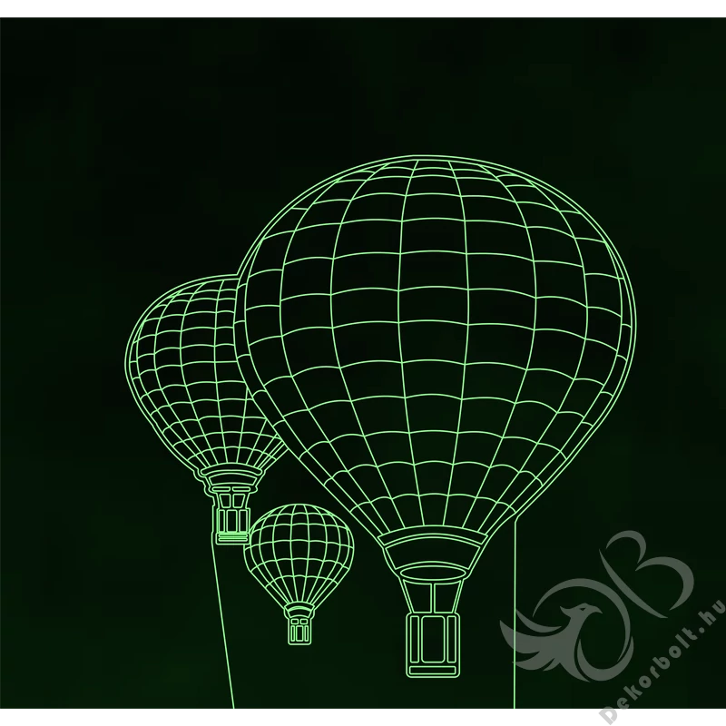 Hőlégballon Led lámpa