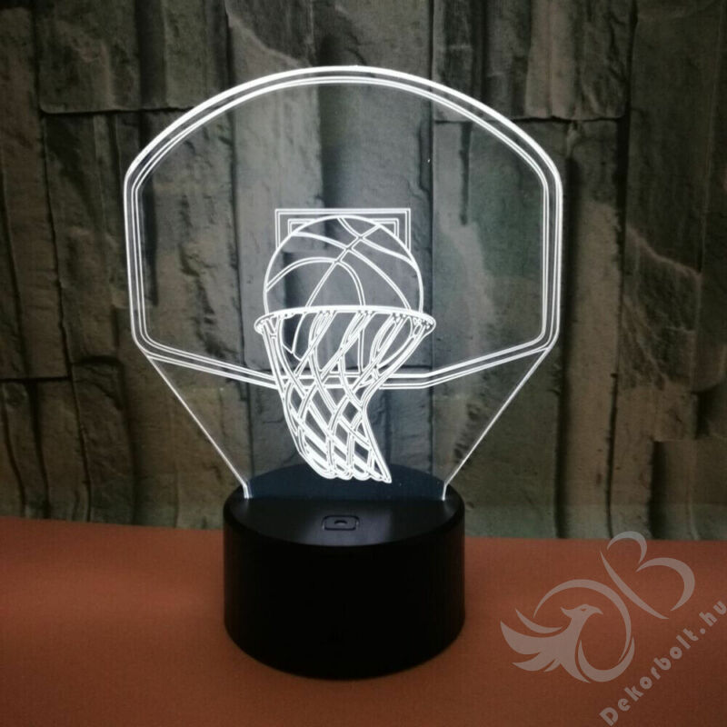 Kosárlabda palánkkal LED lámpa