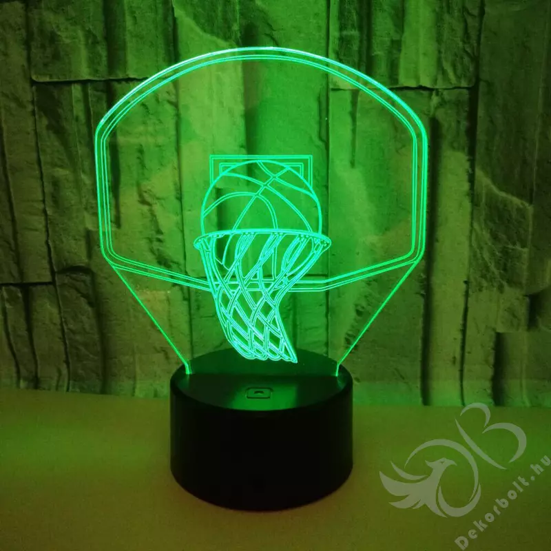 Kosárlabda palánkkal LED lámpa