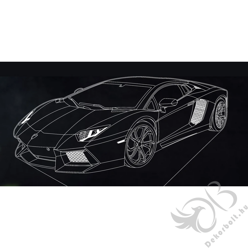 Lamborghini Aventador LED lámpa