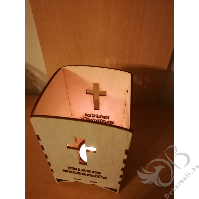 Emléked Megőrizzük MécsesTartó